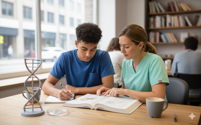 Biology Tutoring Session with High Performance Tutoring