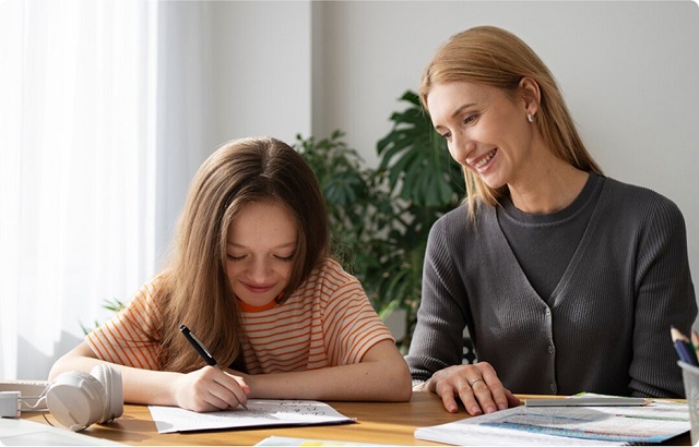 Math Tutoring Session with High Performance Tutoring