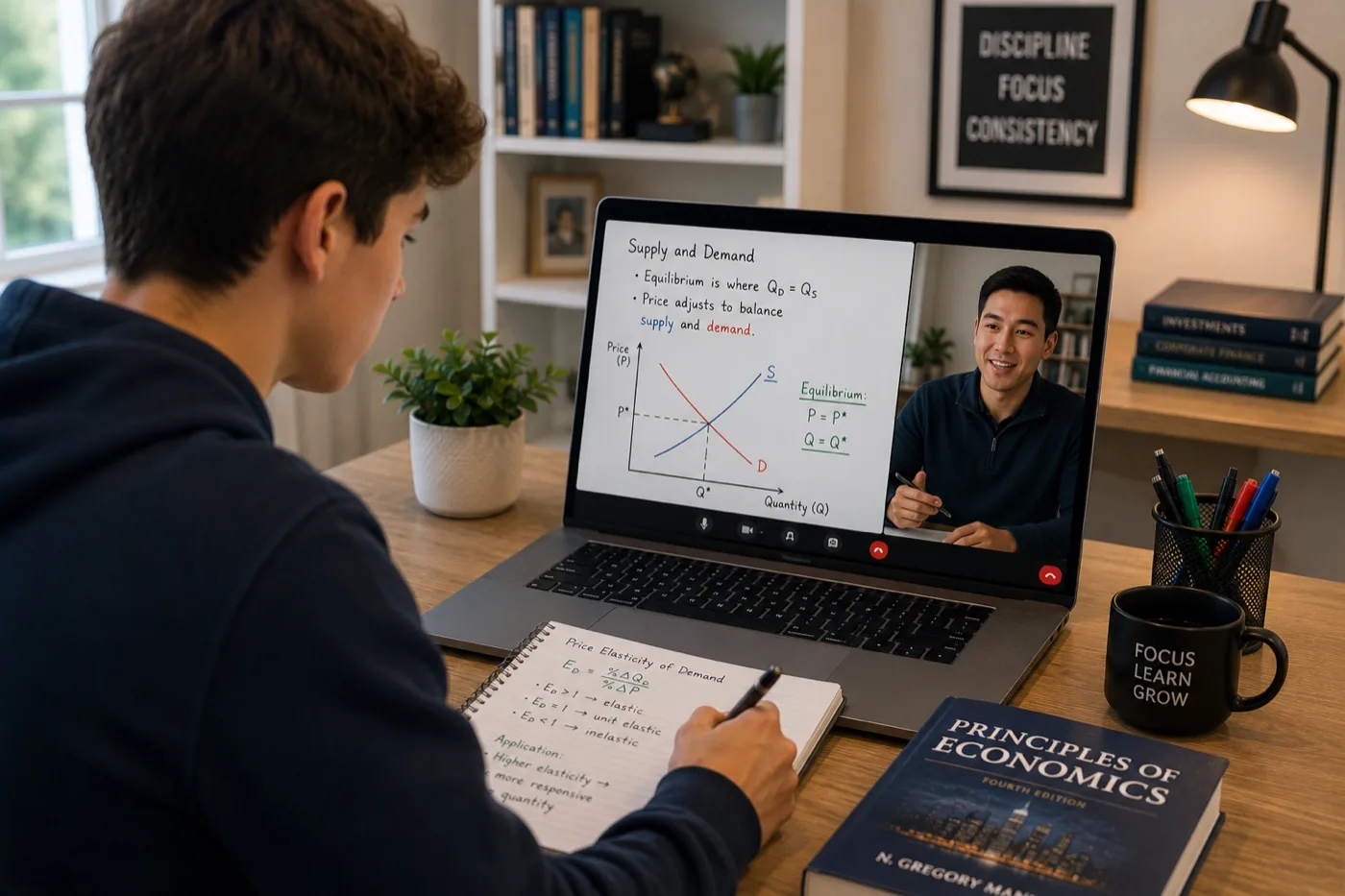 Finance tutoring session with High Performance Tutoring
