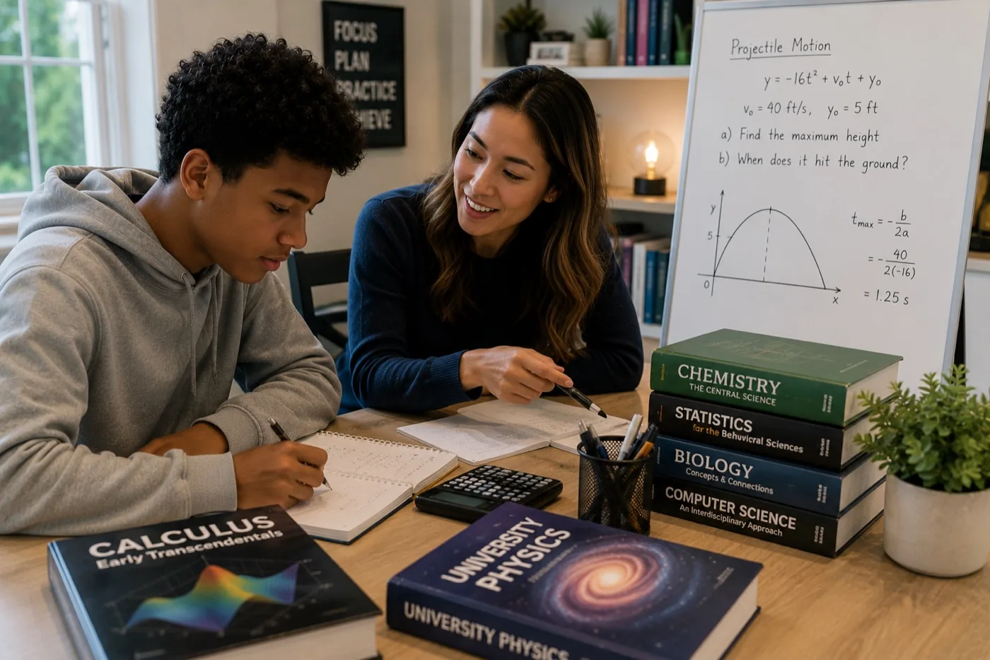 Physics Tutoring Session with High Performance Tutoring